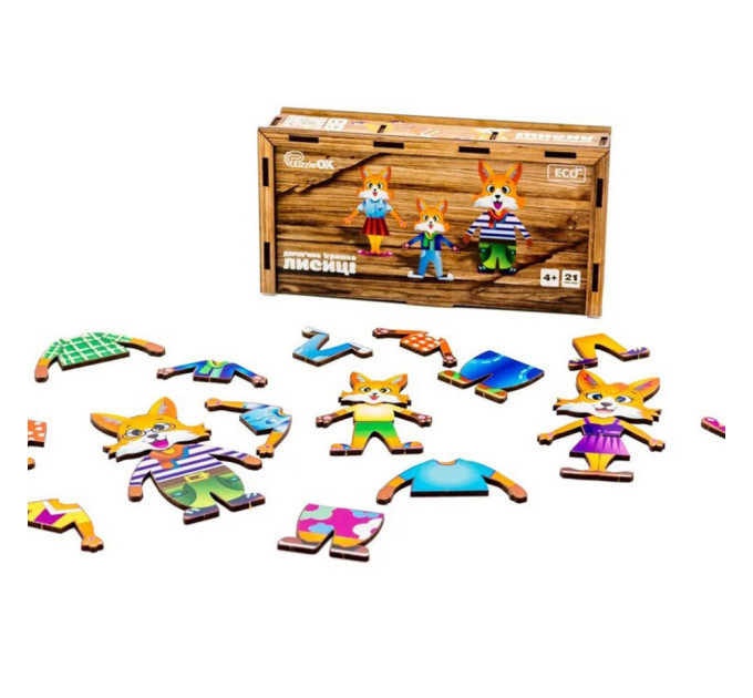 Деревянная настольная игра Лисички Puz-42121