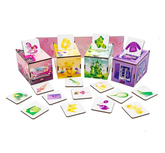 Деревянная настольная игра Монтессори Принцесса Puz-89737