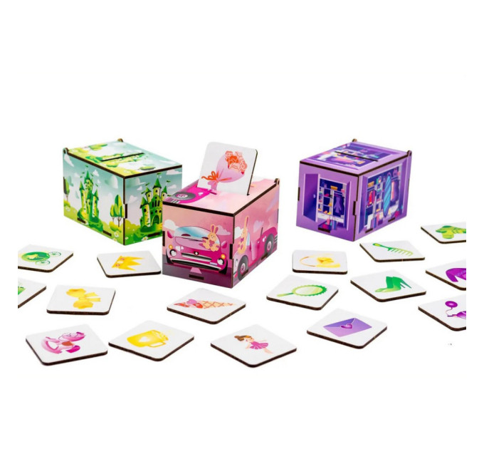 Деревянная настольная игра Монтессори Принцесса Puz-89737