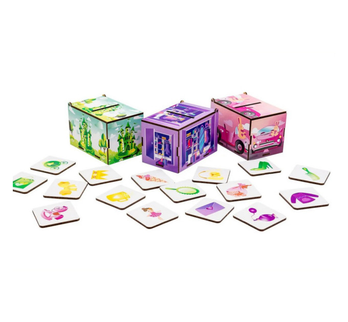 Деревянная настольная игра Монтессори Принцесса Puz-89737