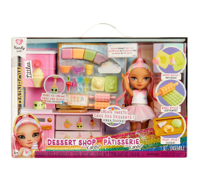 Ігровий набір з лялькою серії "Littles" Кондитерська Кенді Rainbow High 522058