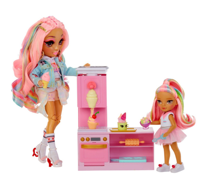 Ігровий набір з лялькою серії "Littles" Кондитерська Кенді Rainbow High 522058