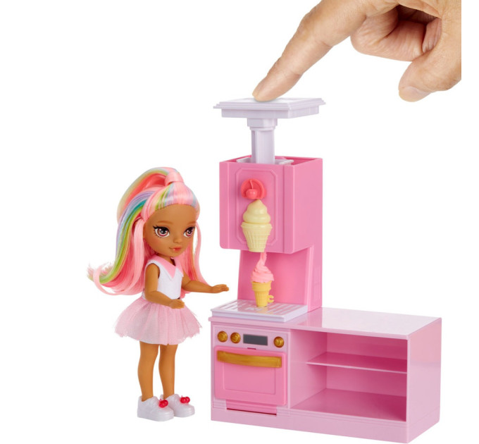 Ігровий набір з лялькою серії "Littles" Кондитерська Кенді Rainbow High 522058