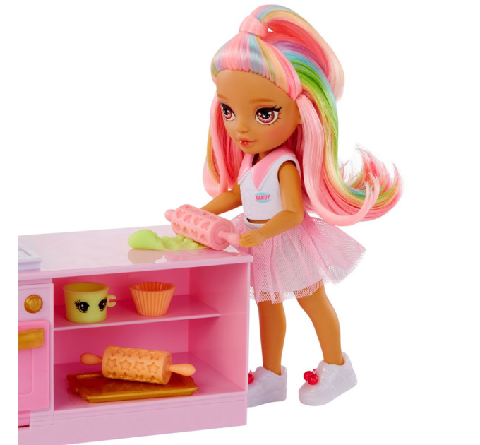 Ігровий набір з лялькою серії "Littles" Кондитерська Кенді Rainbow High 522058