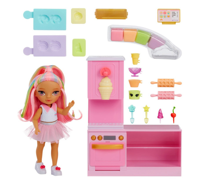 Ігровий набір з лялькою серії "Littles" Кондитерська Кенді Rainbow High 522058
