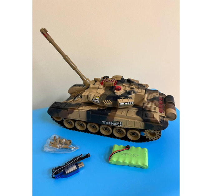 Танк на радиоуправлении 9995(Sand) звук, свет, подвижная кабина