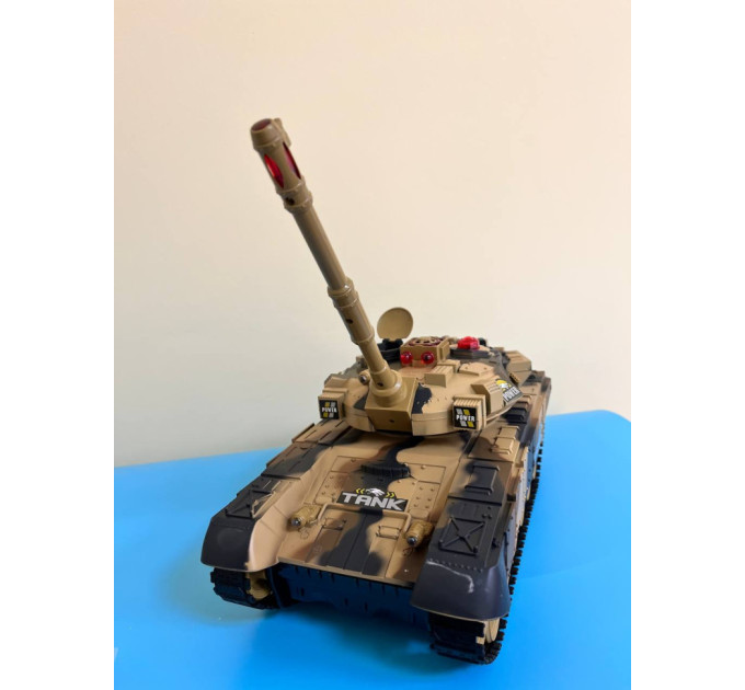 Танк на радиоуправлении 9995(Sand) звук, свет, подвижная кабина