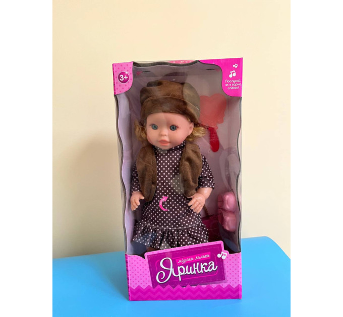 Дитяча лялька Яринка Bambi M 5602 українською мовою