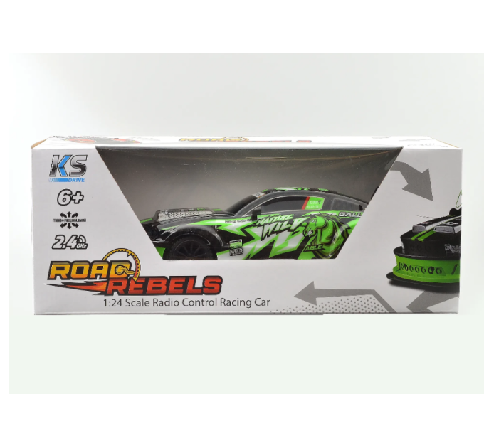 Автомобиль на радиуправлении ROAD REBELS KS DRIVE 18599OB 1:24, 2.4 ГГц