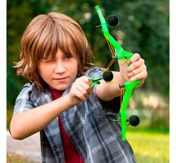 Іграшкова цибуля з мішенню BULLZ EYE Zing AS200G 3 стріли та мішень