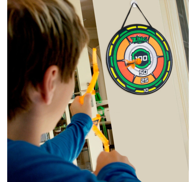 Іграшкова цибуля з мішенню BULLZ EYE Zing AS200G 3 стріли та мішень
