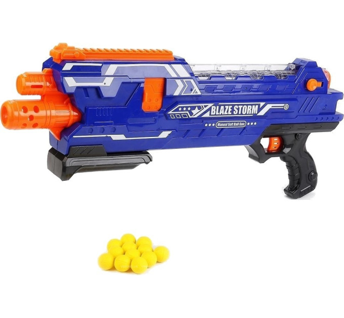Бластер на поролонових кулях ZC7096 у комплекті 12 куль.
