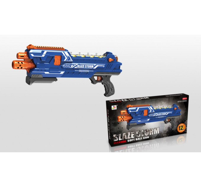 Бластер на поролонових кулях ZC7096 у комплекті 12 куль.