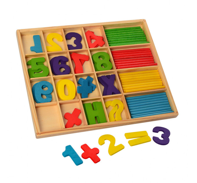 Розвиваючий набір першокласника MD 1245 дерев'яний