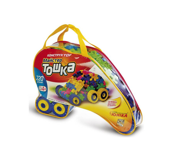 Конструктор с крупными деталями «Мастер Тошка» 80037UNK, 220 запчастей