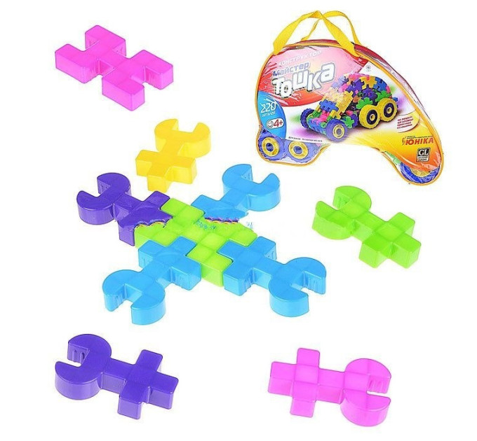 Конструктор с крупными деталями «Мастер Тошка» 80037UNK, 220 запчастей