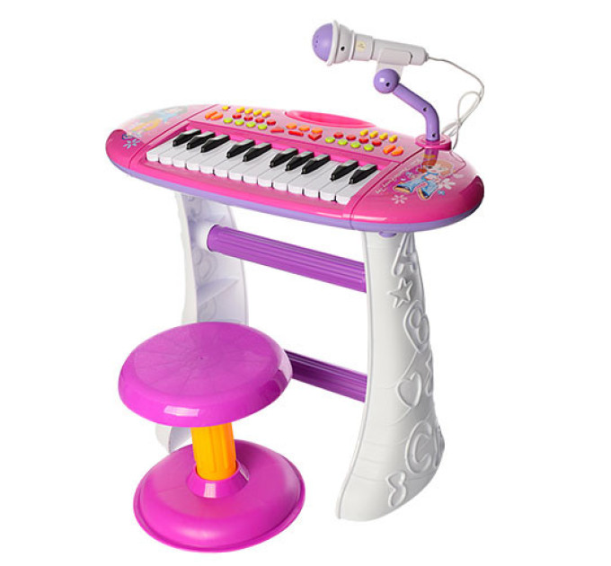 Детский синтезатор на ножках BB383BD со стульчиком