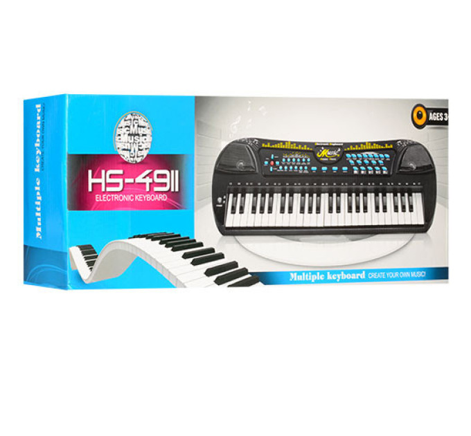 Детский синтезатор с микрофоном HS4931 функция записи