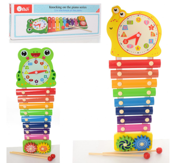 Дитяча іграшка Ксилофон MD 2170 дерев'яний