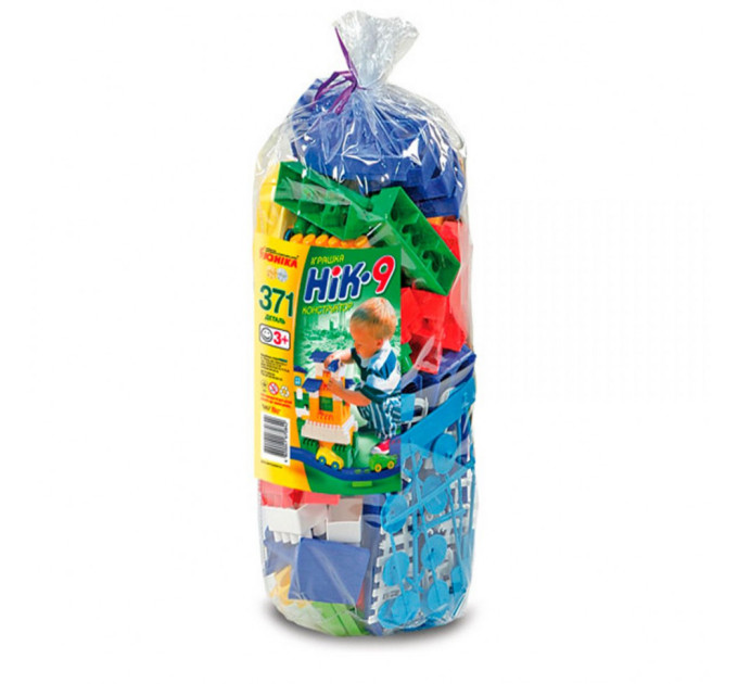 Детский конструктор „НИК – 9” 70965, 371 большая деталь
