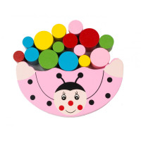 Детская игрушка балансир Божья коровка MD 1276 деревянная