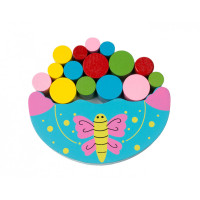 Детская игрушка балансир Божья коровка MD 1276 деревянная