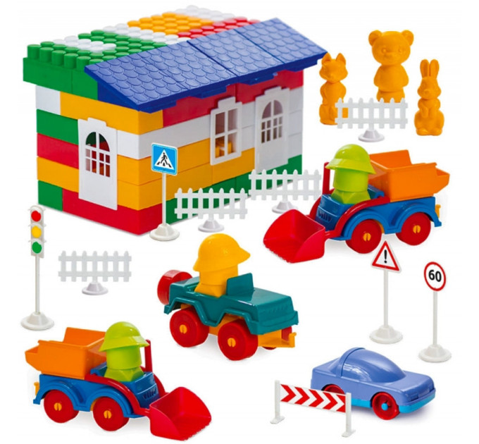 Дитячий конструктор "Лідер" №7 1913, 300 деталей