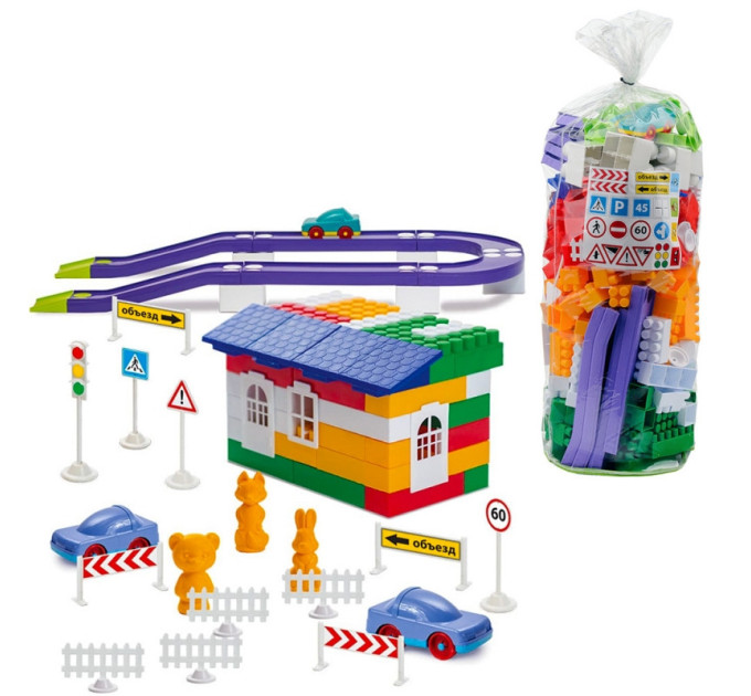 Детский конструктор "Лидер" №6 1-055, 250 деталей