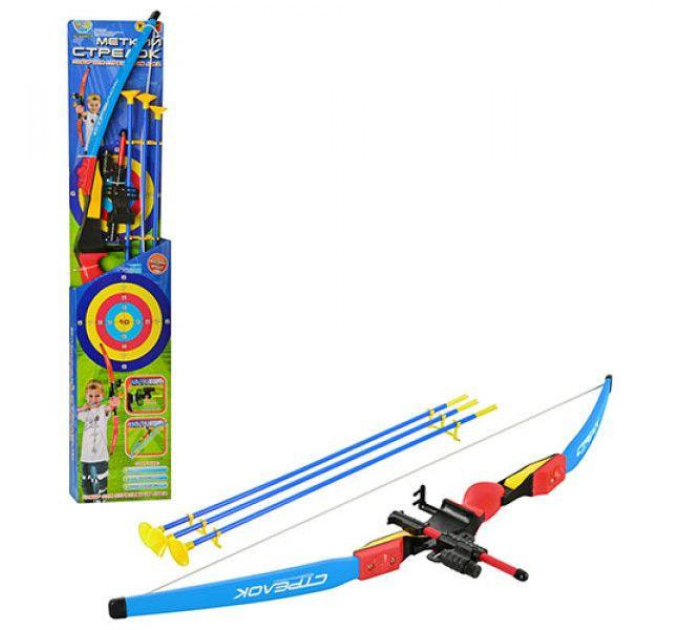 Дитячий ігровий лук зі стрілами M 0006 стріли в наборі