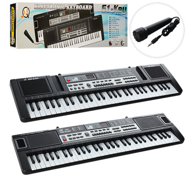 Дитячий синтезатор із мікрофоном MQ6121, 61 клавіша