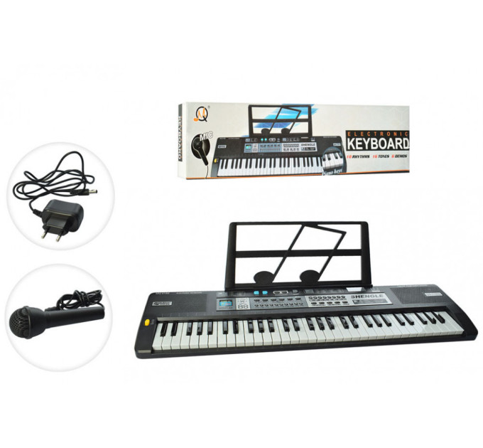 Синтезатор с микрофоном MQ6180, 61 клавиша