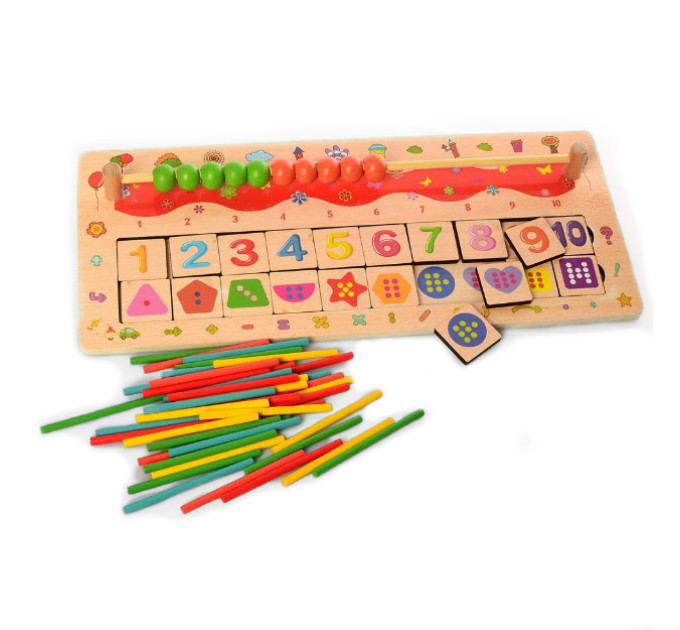 Розвиваючий набір першокласника MD 2183 дерев'яний
