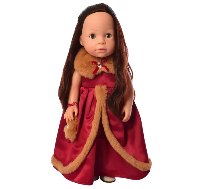 Интерактивная кукла в платье M 5414-15-2  с изучением стран и цифр