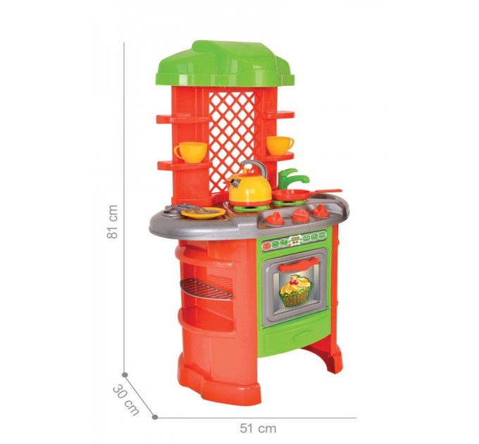 Детская игровая Кухня 0847TXK с посудой