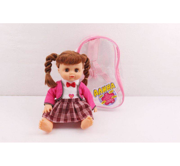 Музыкальная кукла "Алина" 5507/08/09/10/11/20 в сумке