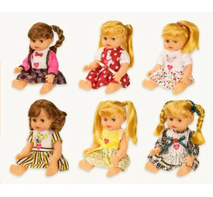 Музыкальная кукла "Алина" 5507/08/09/10/11/20 в сумке