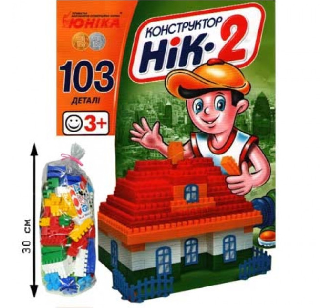 Дитячий конструктор НІК-2 70897, 103 великі деталі