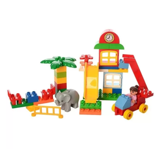 Дитячий конструктор для малюків (46 деталей) 3166A у валізі-стульчику