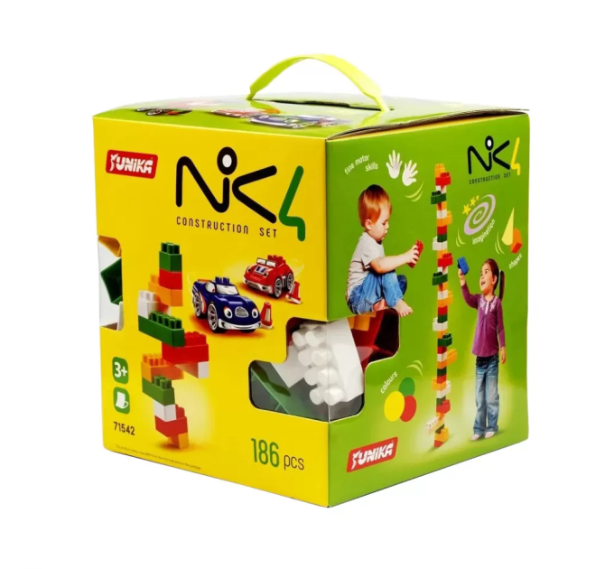 Детский конструктор "NIK-4" 71542, 186 деталей