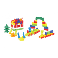 Детский конструктор с большими деталями "Мастер Блок" 1-028, 113 дет.