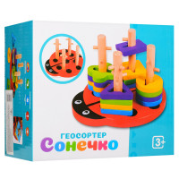 Детская развивающая игрушка Геометрика MD 1027 деревянная