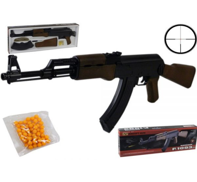 Детский автомат Калашников Р1093/267171 складной приклад