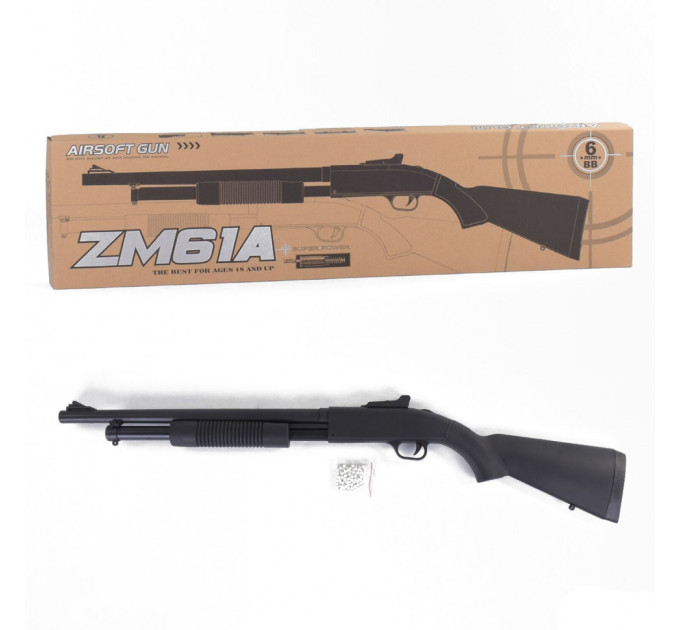 Винчестер игрушечный ZM 61A  металлический с помпой