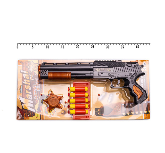 Игрушечный дробовик "Marshal"  Golden Gun 915GG с мягкими пулями