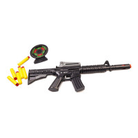 Игрушечный автомат с мягкими пулями M16 PF Golden Gun 910GG