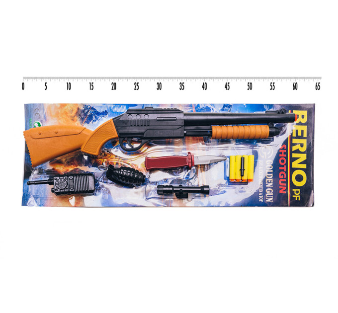 Игрушечный дробовик "Berno" с мягкими патронами Golden Gun 920GG