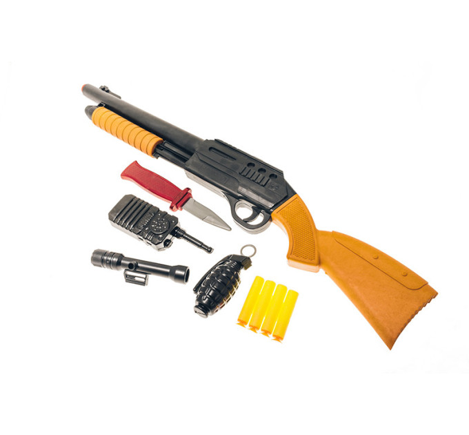 Игрушечный дробовик "Berno" с мягкими патронами Golden Gun 920GG