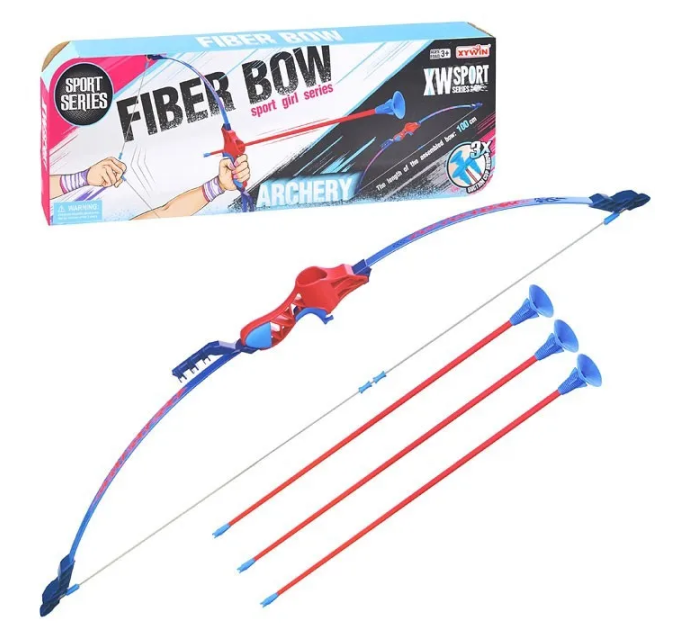 Детский лук 9832 A/B стрелы на присосках