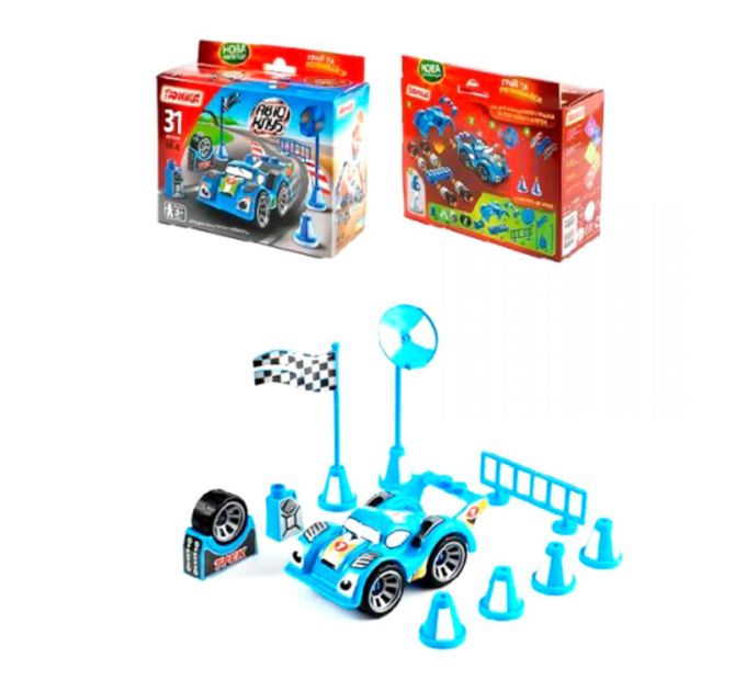 Детский конструктор “Автоклуб” М-4 (Макларен) 71191 с наклейками