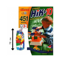 Детский конструктор НИК-10 70972, 451 большая деталь